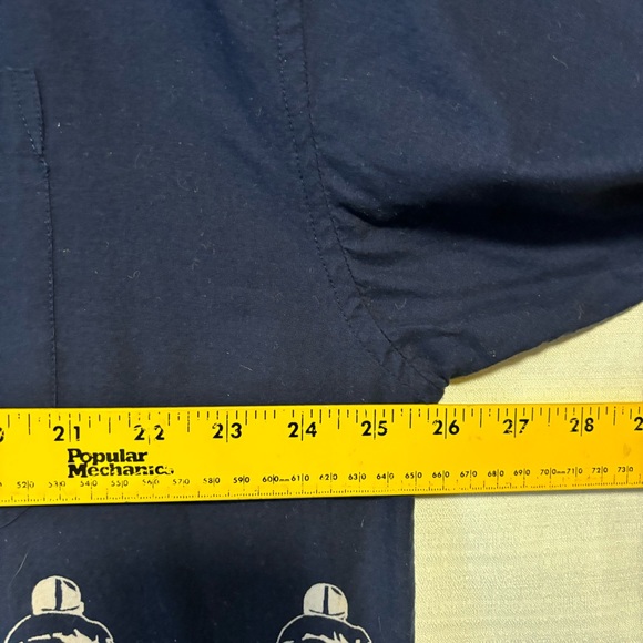 Revival circa 1992 Blue Cycle border XL 100% Cotton Short sleeve button up - Picture 7 of 10